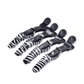 Hair Theory Zebra Croc Clips White (4)