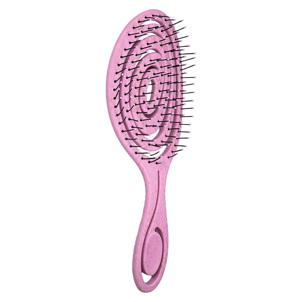 Hair Theory Straw Hair Brush Pink