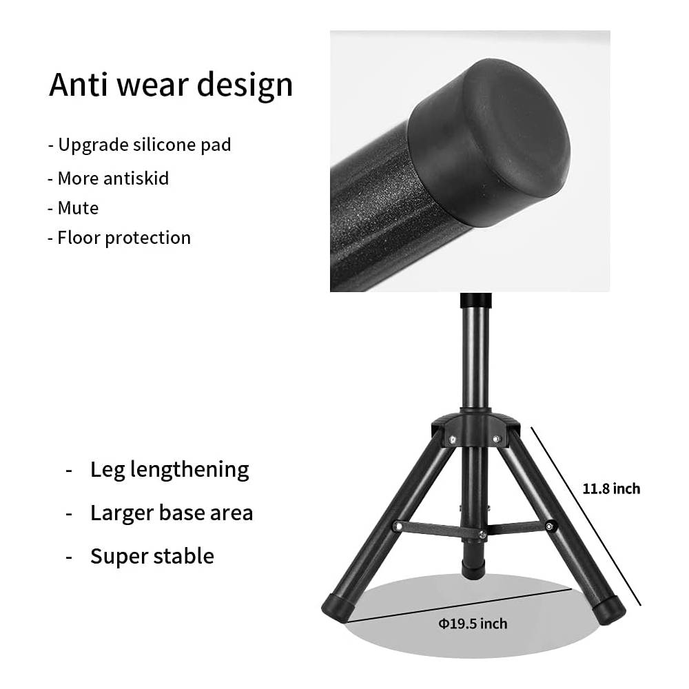 Hair Theory Training Head Tripod - Black