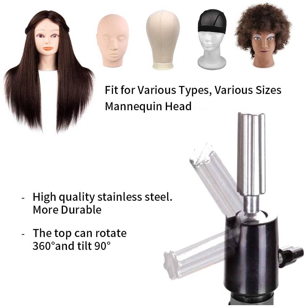 Hair Theory Training Head Tripod - Black