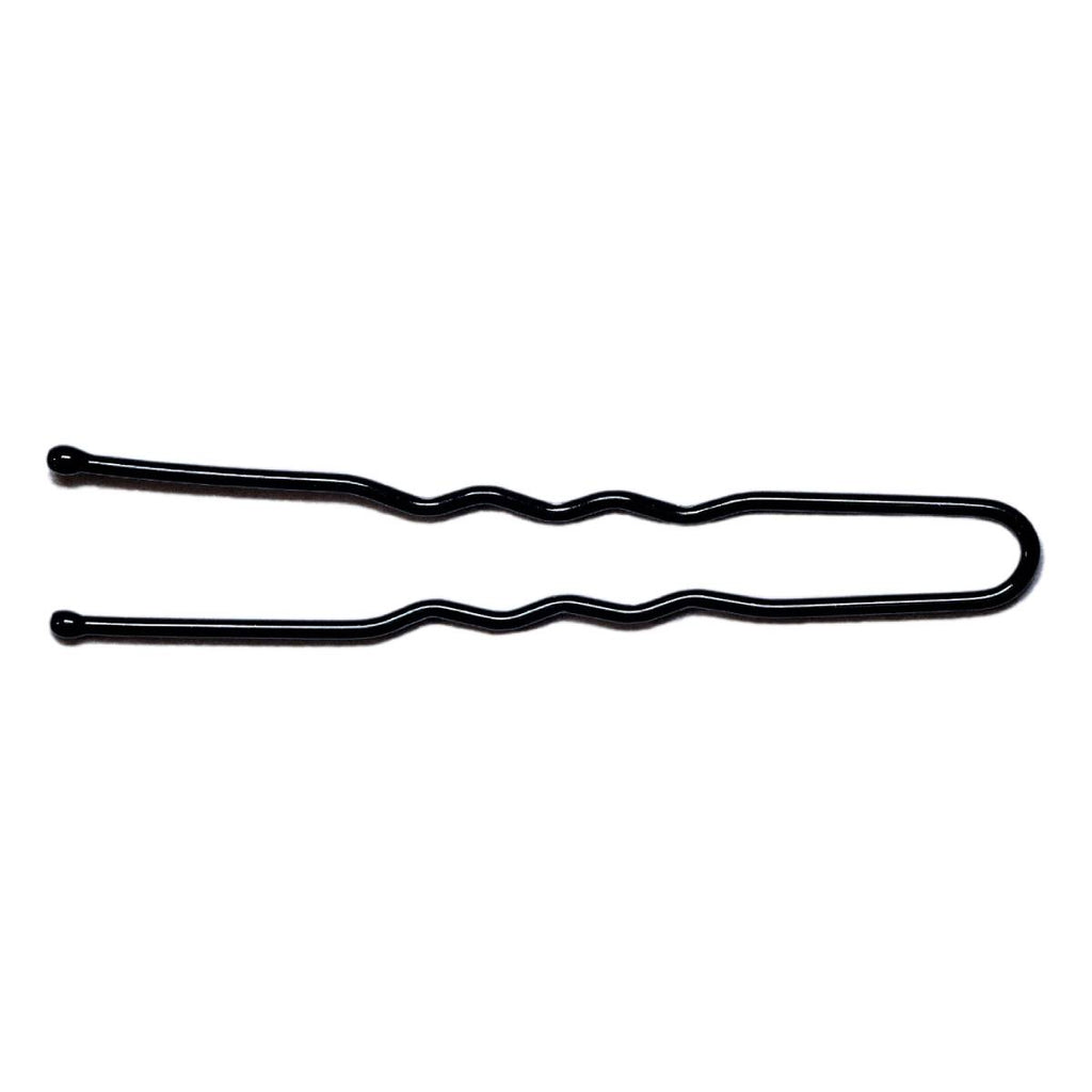Hair Theory 2" Black Waved Fine Hairpins (500)