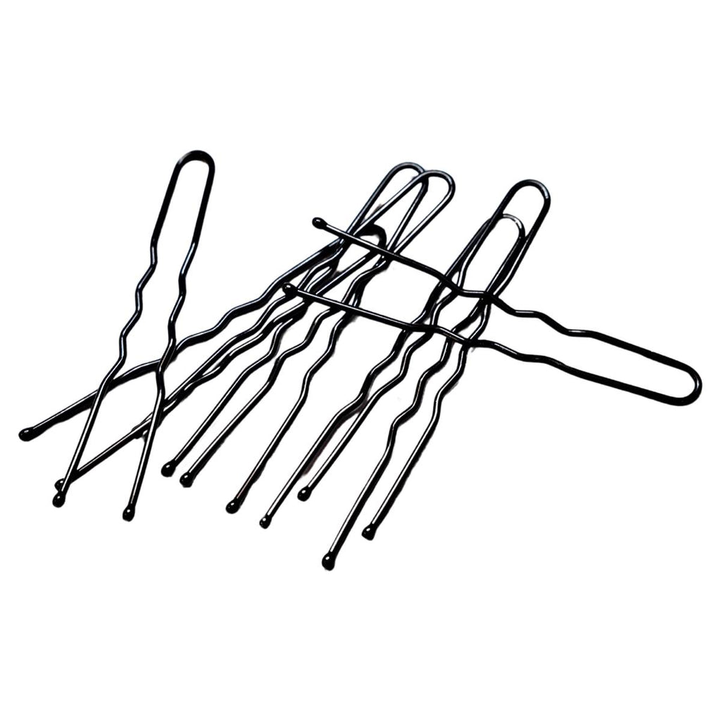 Hair Theory 2" Black Waved Fine Hairpins (500)