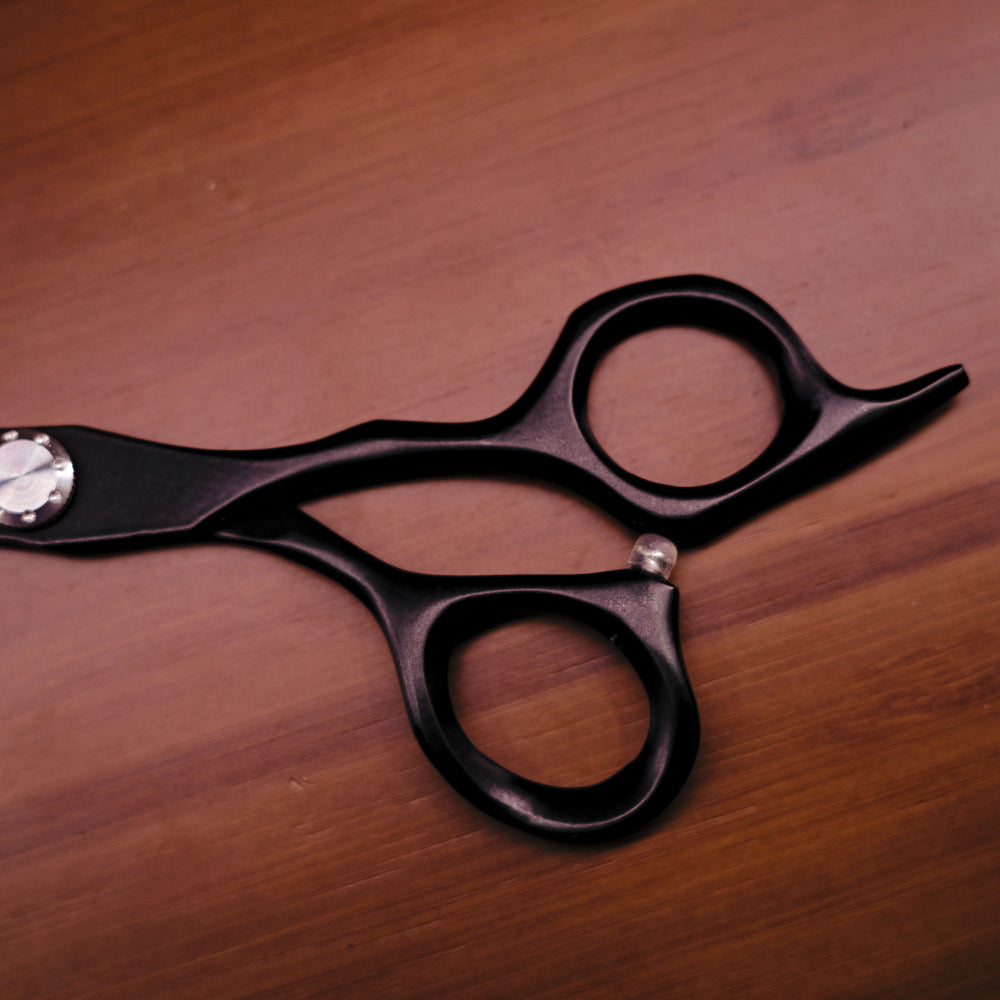 Vincere Hades Black Thinning Scissors 6”