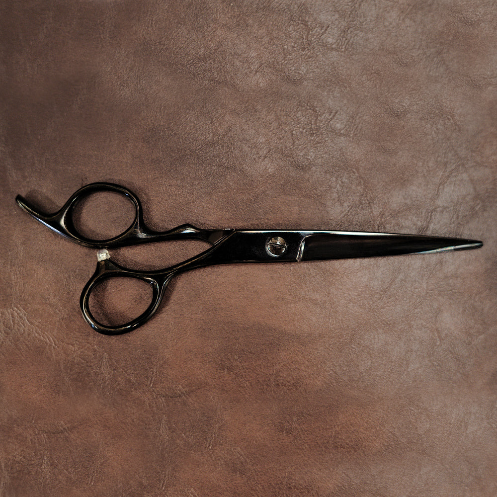 Vincere Whisper Knight Black Scissors 6.5"