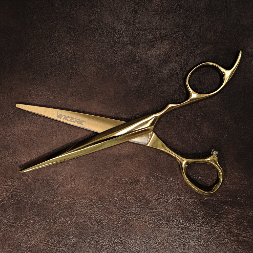 Vincere Whisper Knight Gold Scissors 6.5"