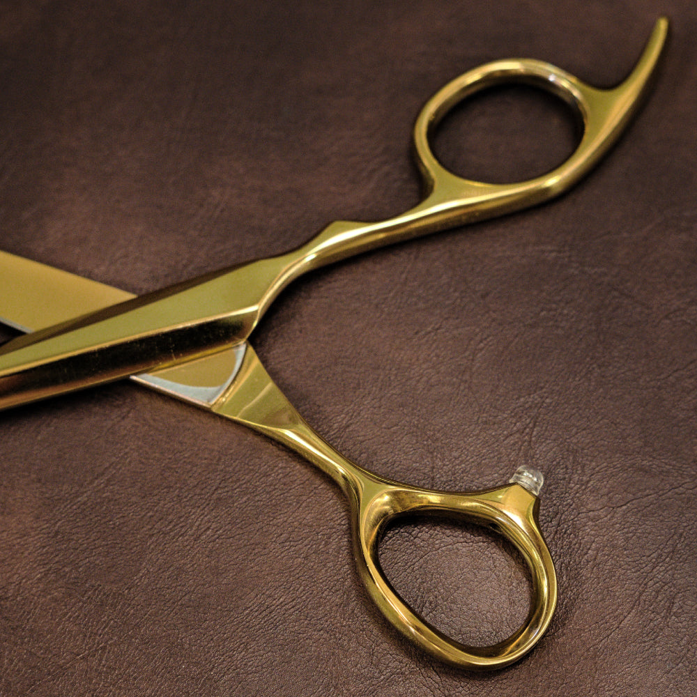 Vincere Whisper Knight Gold Scissors 6.5"