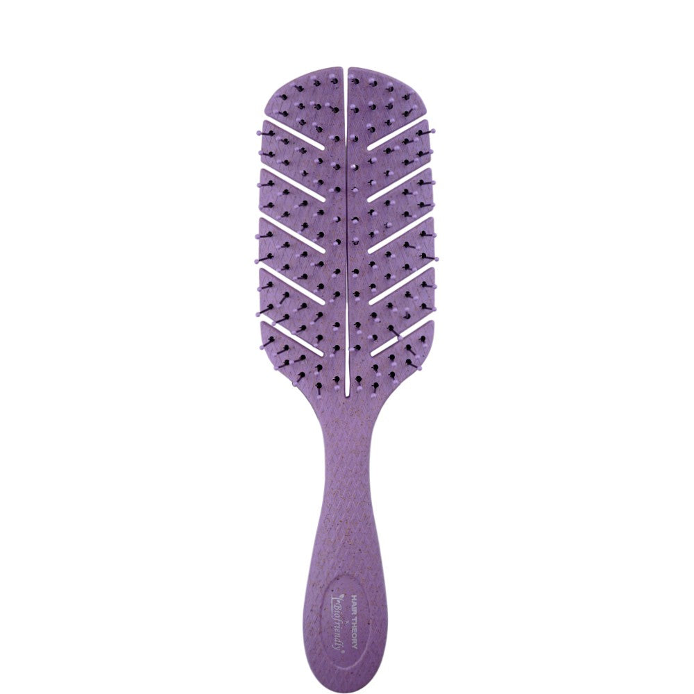 Hair Theory x Biofriendly Leaf Detangling Brush Purple