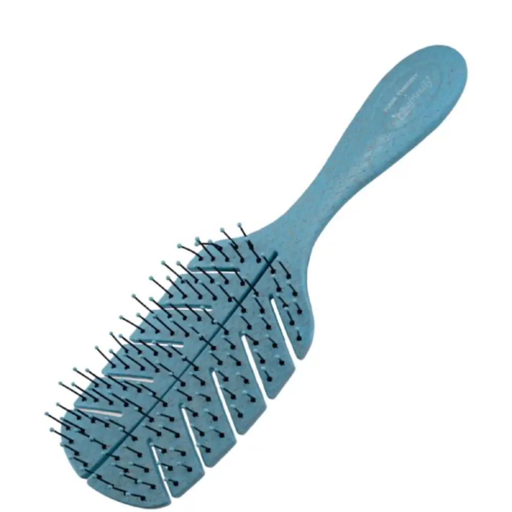 Hair Theory x Biofriendly Leaf Detangling Brush Blue