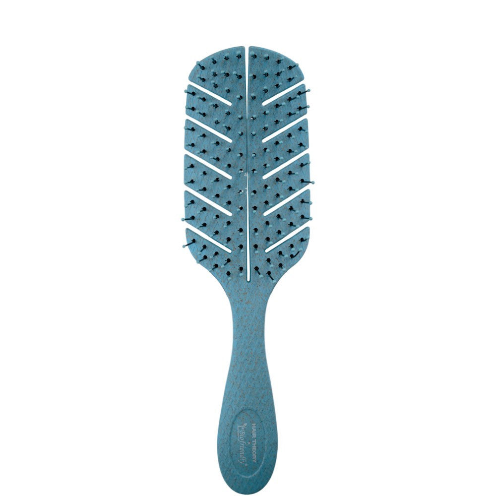 Hair Theory x Biofriendly Leaf Detangling Brush Blue