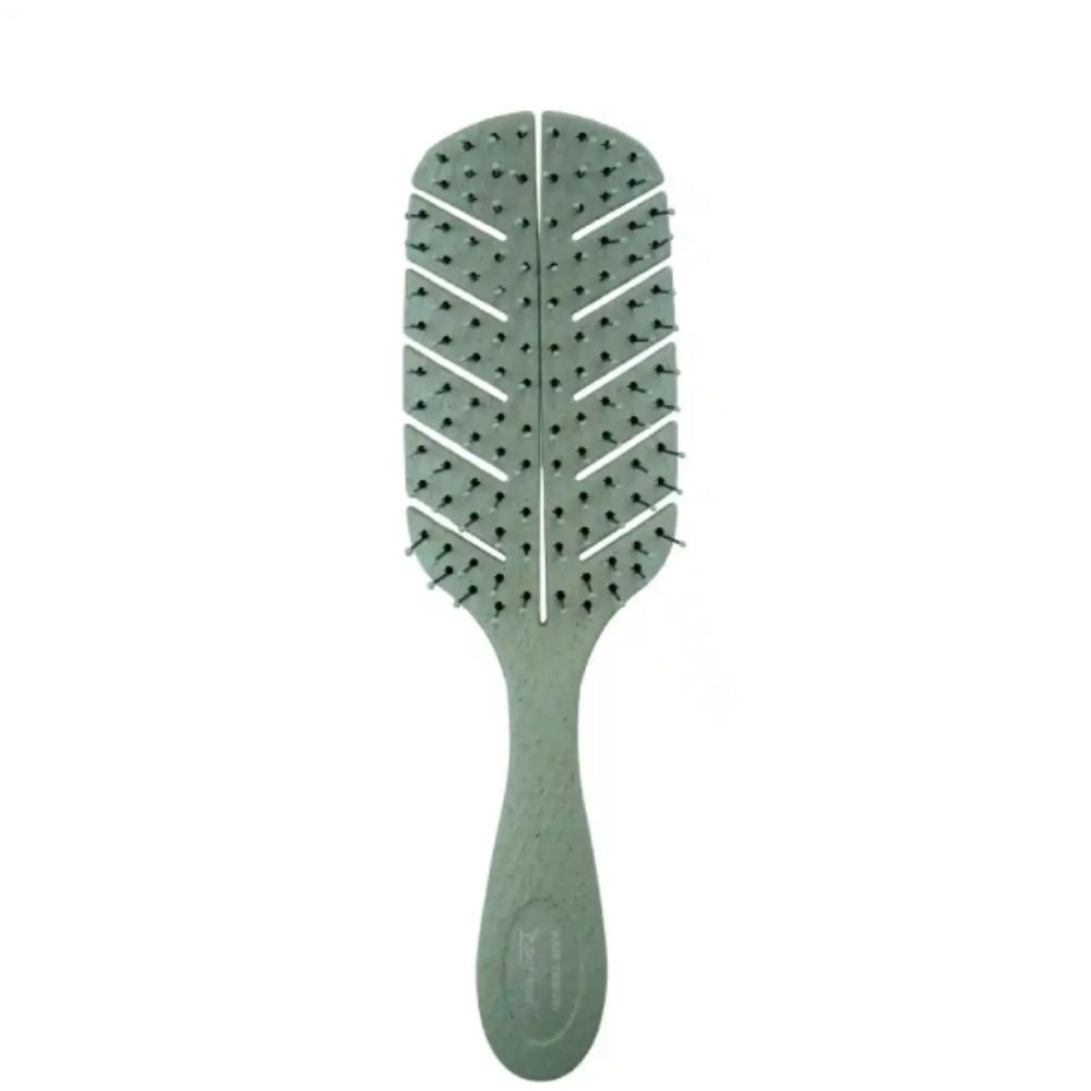 Hair Theory x Biofriendly Leaf Detangling Brush Green
