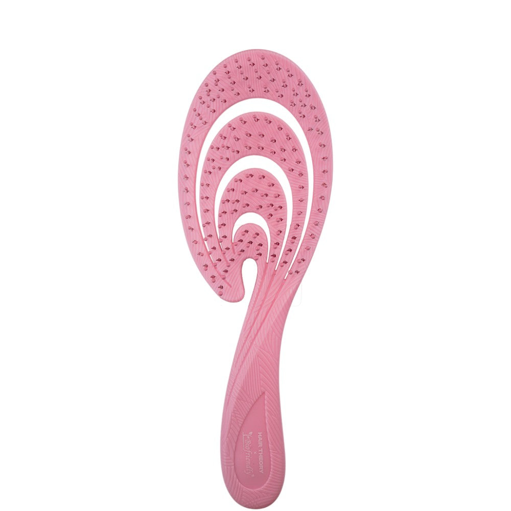 Hair Theory x Biofriendly Glacier Wave Detangler Brush Pink