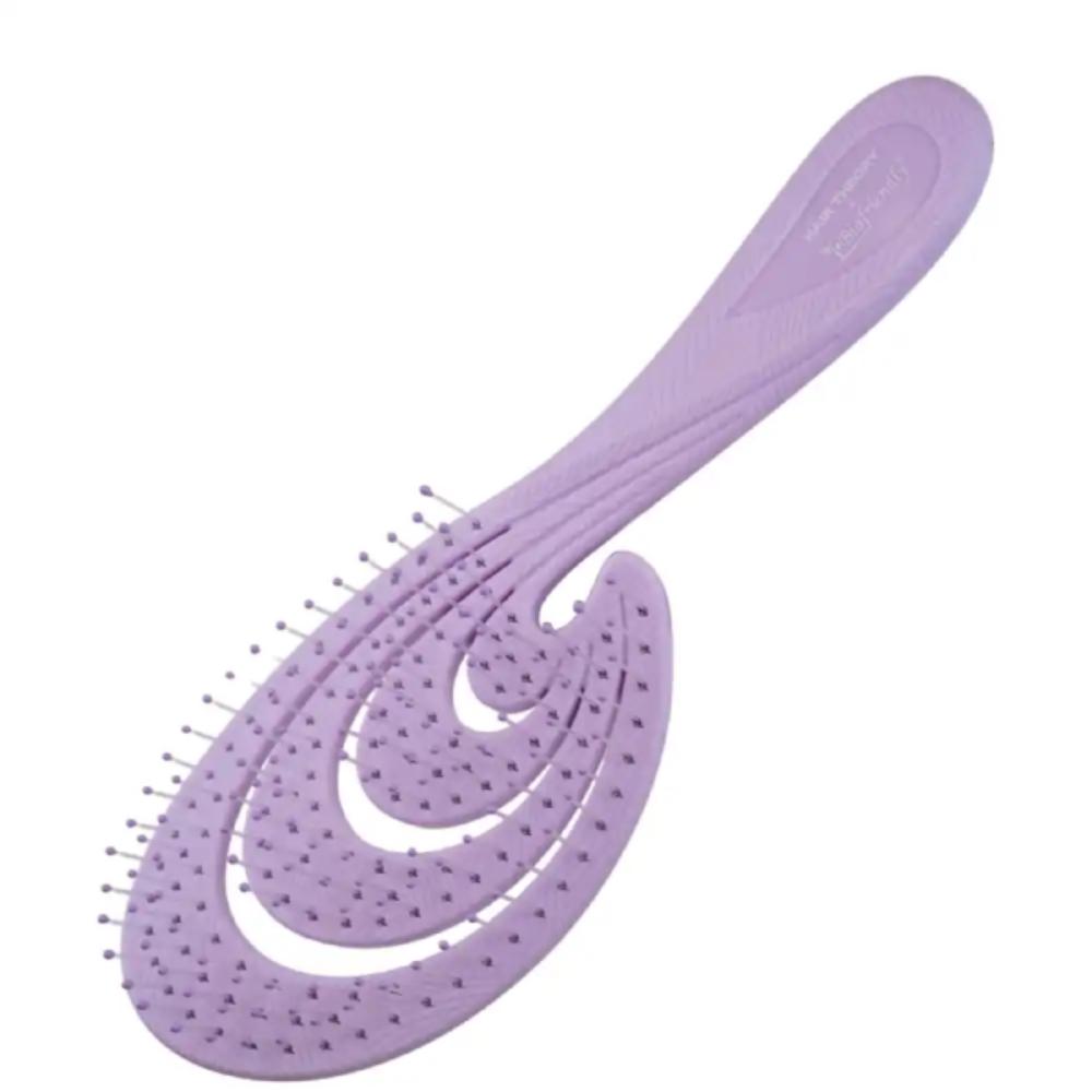 Hair Theory x Biofriendly Glacier Wave Detangler Brush Purple