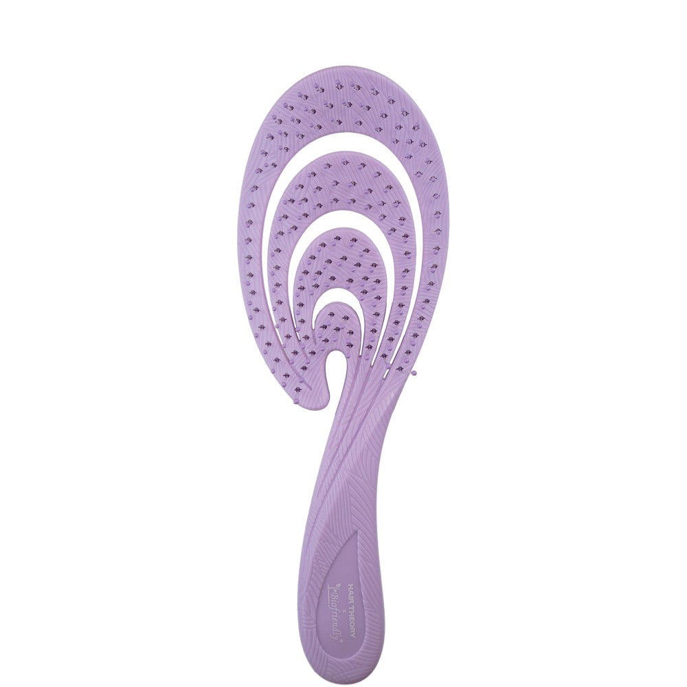 Hair Theory x Biofriendly Glacier Wave Detangler Brush Purple