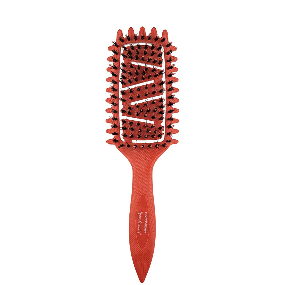 Hair Theory x Biofriendly 5-in-1 Curly Hair Brush Red