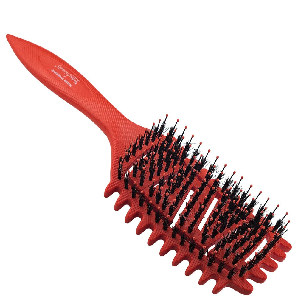 Hair Theory x Biofriendly 5-in-1 Curly Hair Brush Red