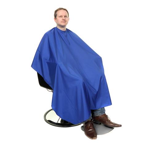Crewe Orlando The Barber Cape Stud Fasten Blue