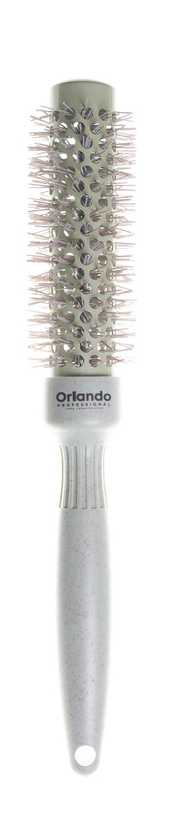 Crewe Orlando Ionic Heat Retaining Wheat Hair Brush 25mm - Sage