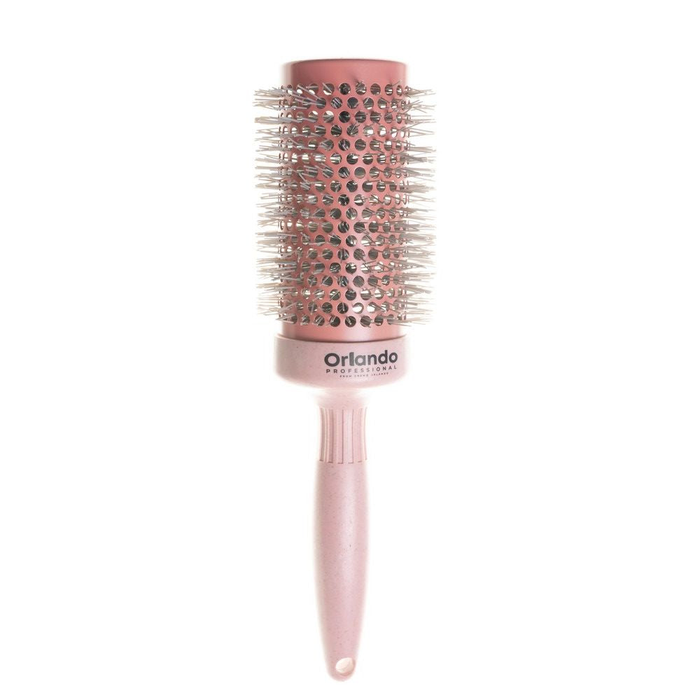 Crewe Orlando Ionic Heat Retaining Wheat Hair Brush 53mm - Rose
