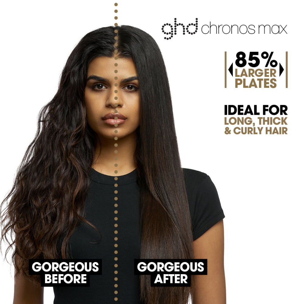 ghd Chronos Max Hair Straightener Black