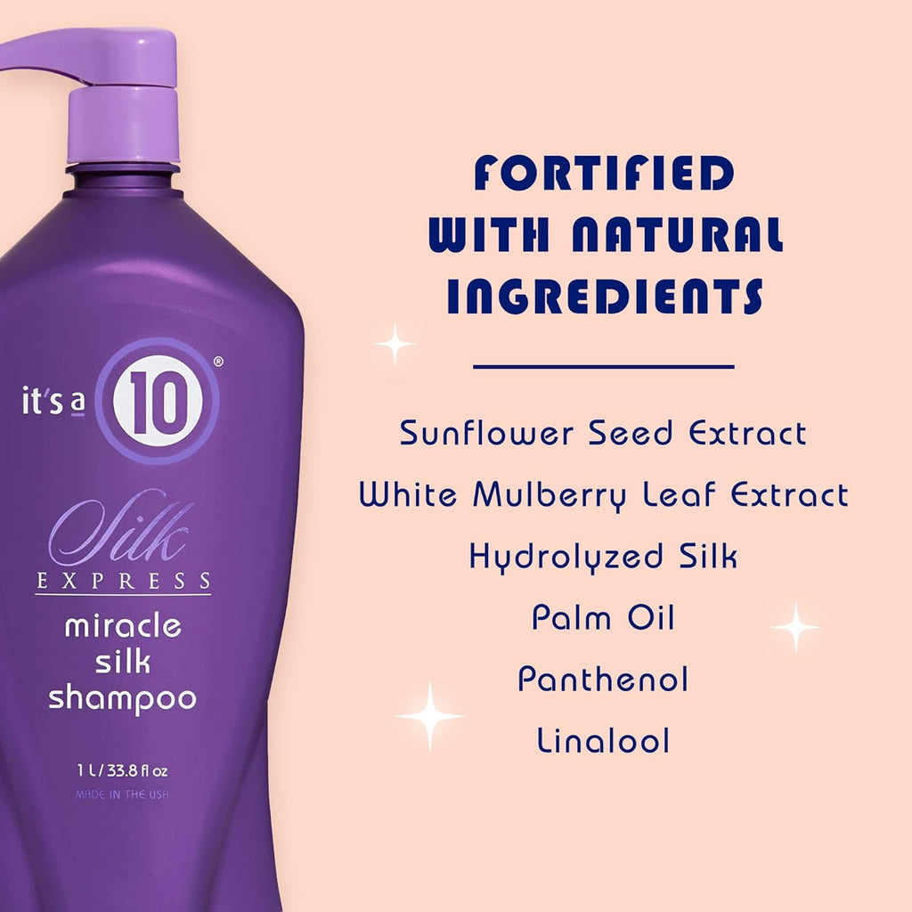It's a 10 Silk Express Miracle Silk Shampoo 1 Litre