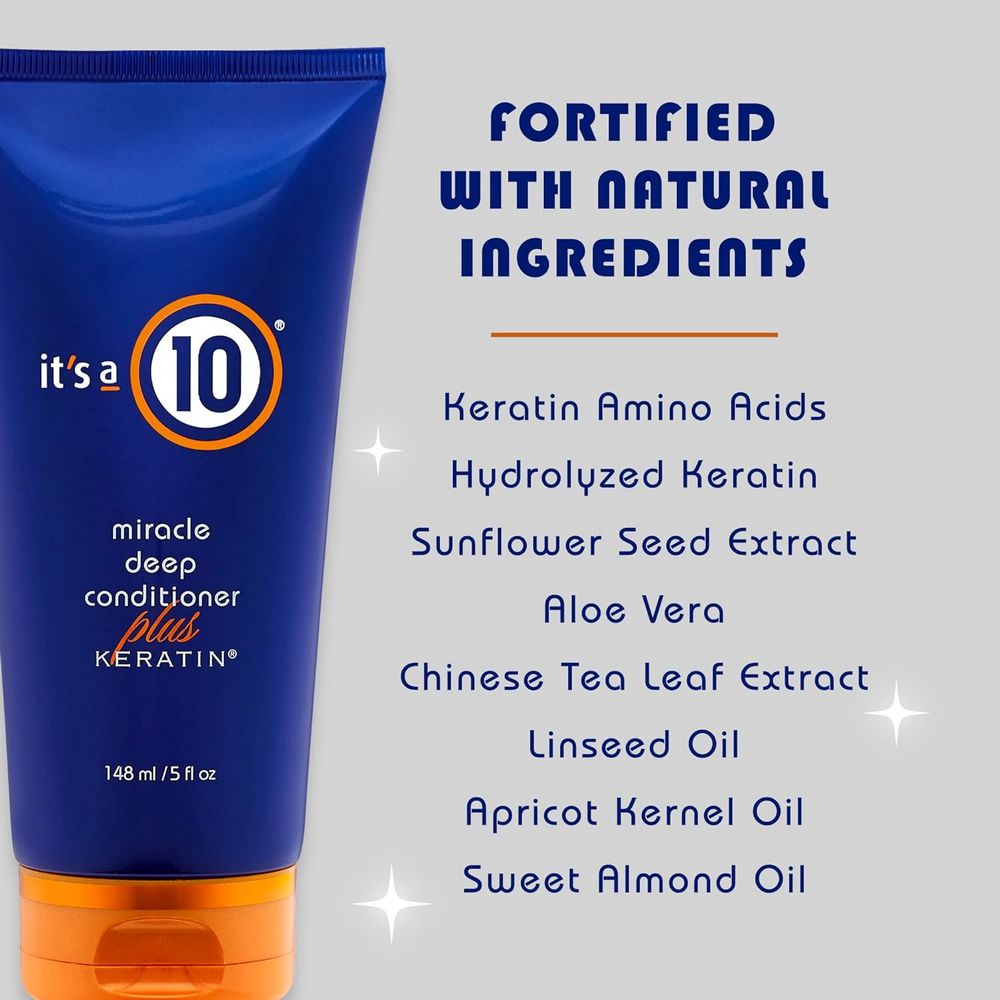 It's a 10 Miracle Deep Conditioner Plus Keratin 148ml