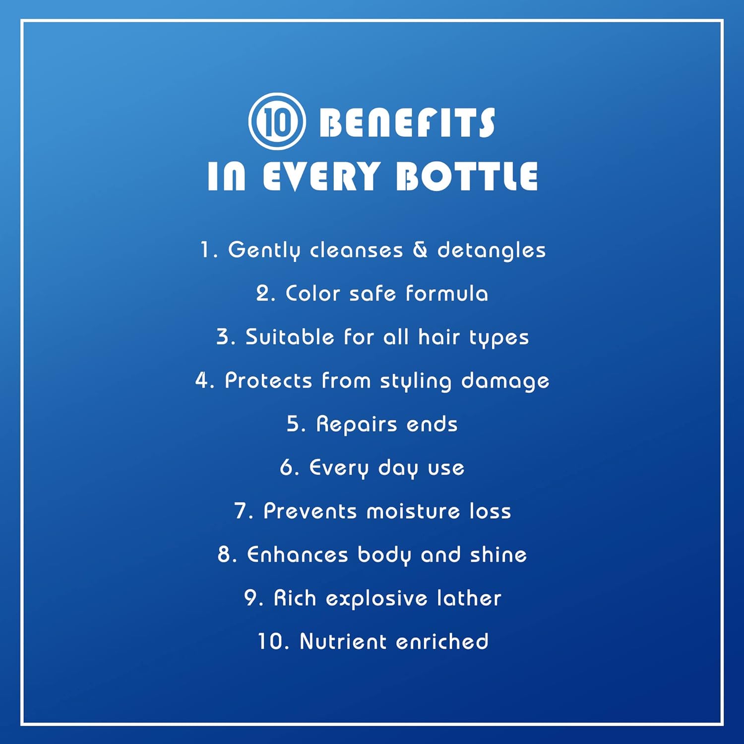 It's a 10 Potion Miracle Shampoo 295ml