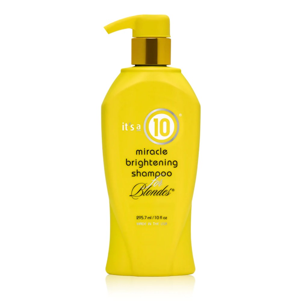 It's a 10 Miracle Brightening Blonde Shampoo 295ml