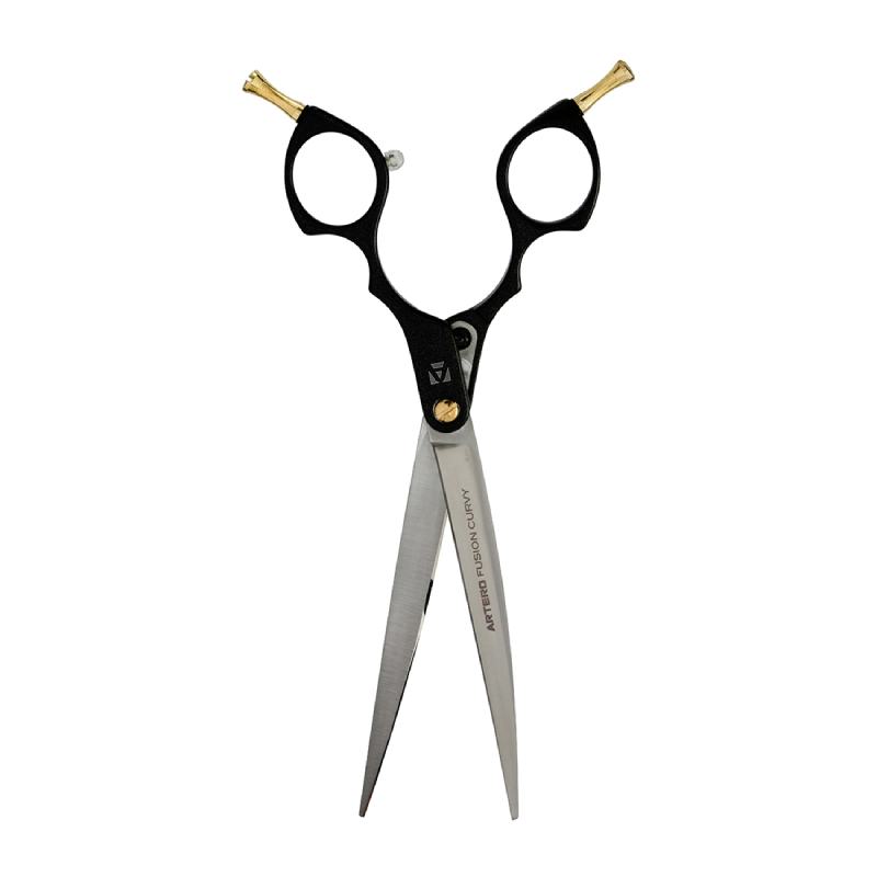 Artero Fusion Curvy Hair Cutting Scissor Black 7"