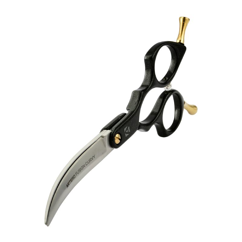 Artero Fusion Curvy Hair Cutting Scissor Black 7"