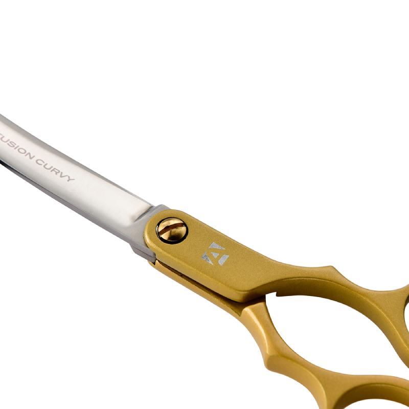 Artero Fusion Curvy Hair Cutting Scissor Gold 7"