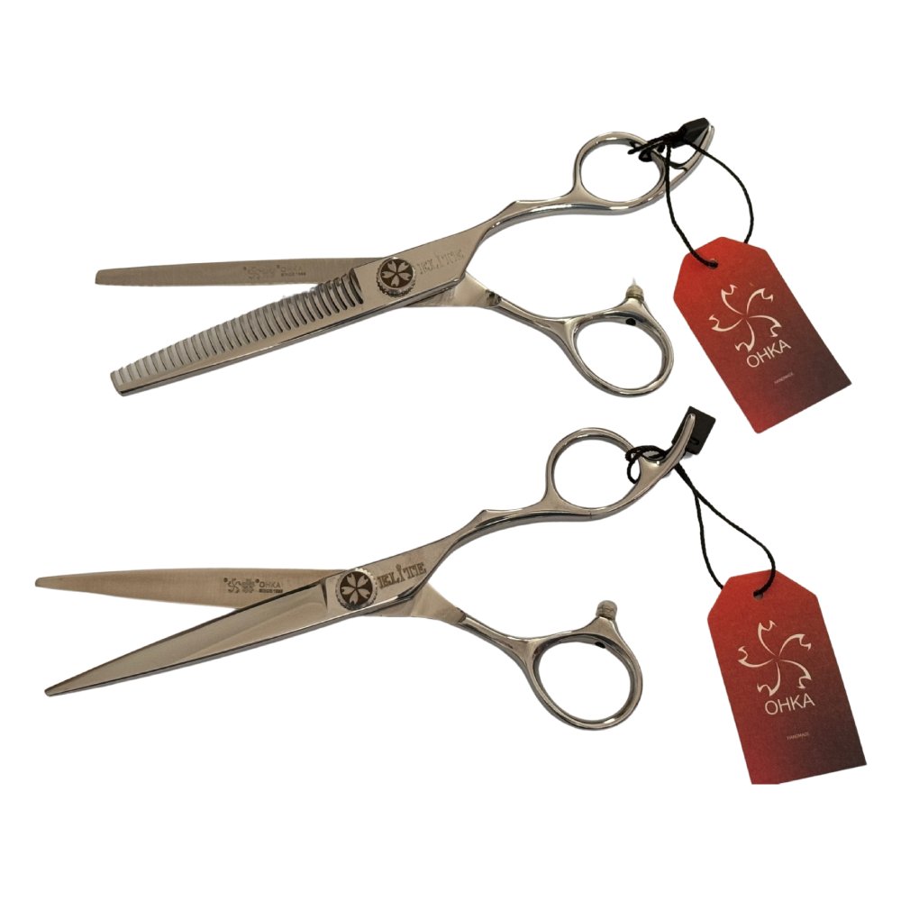 OHKA Elite Set 6" Scissor with 30 Teeth Thinner