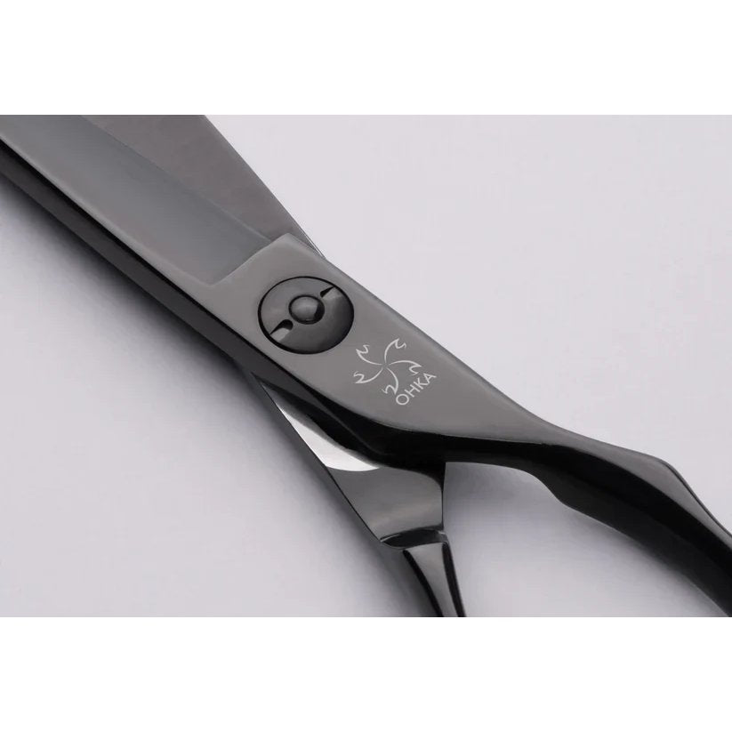 OHKA Black Gloss Left Handed Scissors