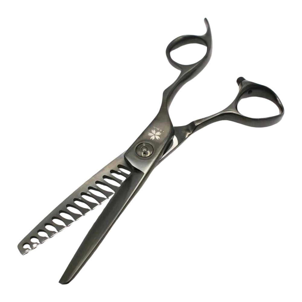 OHKA Black Gloss Thinning Scissors