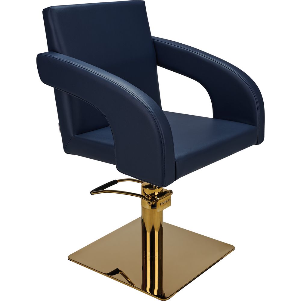 Ayala Tina Styling Chair with Gold Base