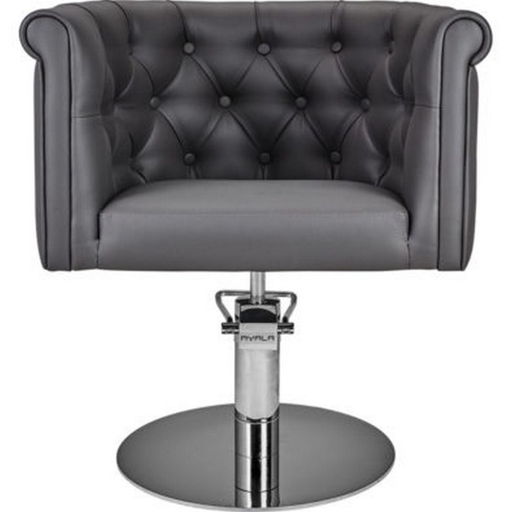Ayala Mali Styling Chair with Round Base