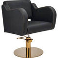 Ayala Holly Styling Chair Black and Gold
