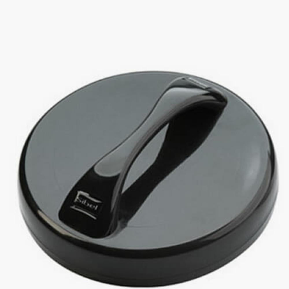 Sibel Magic Mirror Round with Handle Black