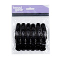 Head Gear Croc Clips Black (6)