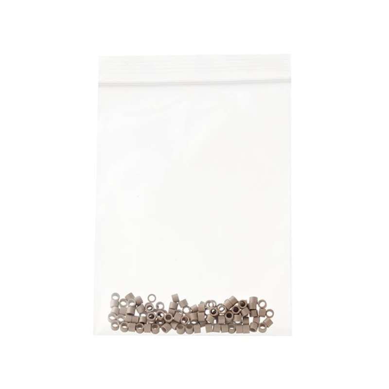 Beauty Works Aluminium Micro Rings Dark Blonde 100 Pieces