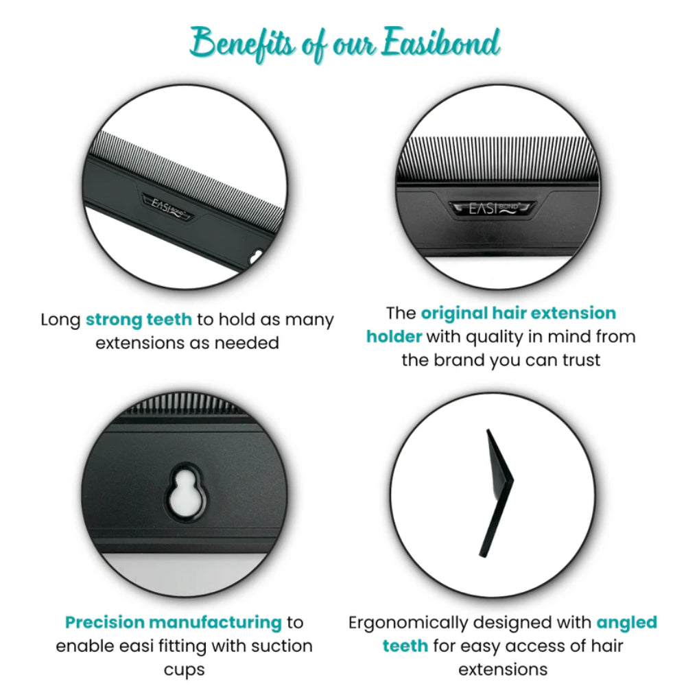 Hair Made Easi Easibond Hair Extension Holder Black