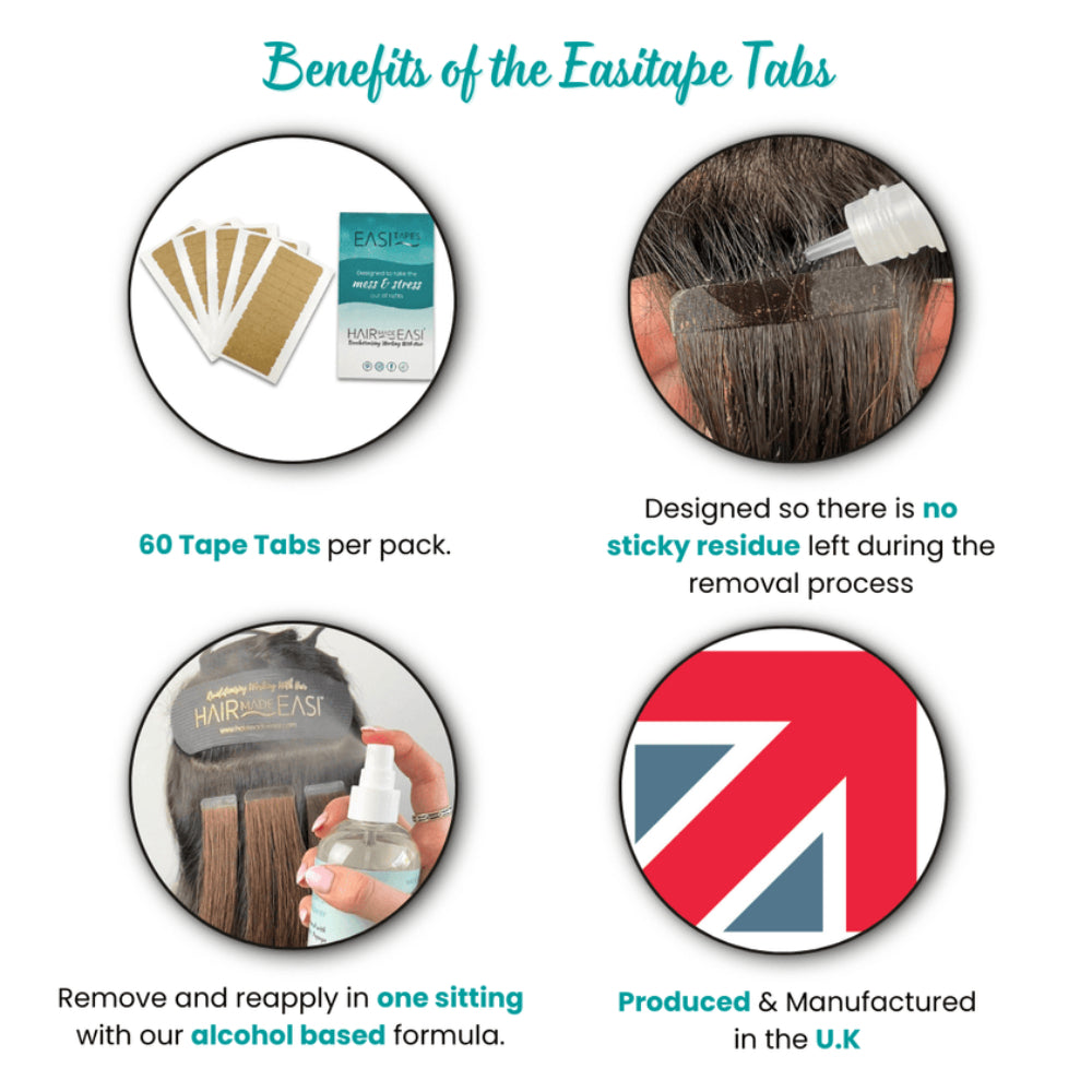 Hair Made Easi Easitape Hair Extension Tape Tabs (60)