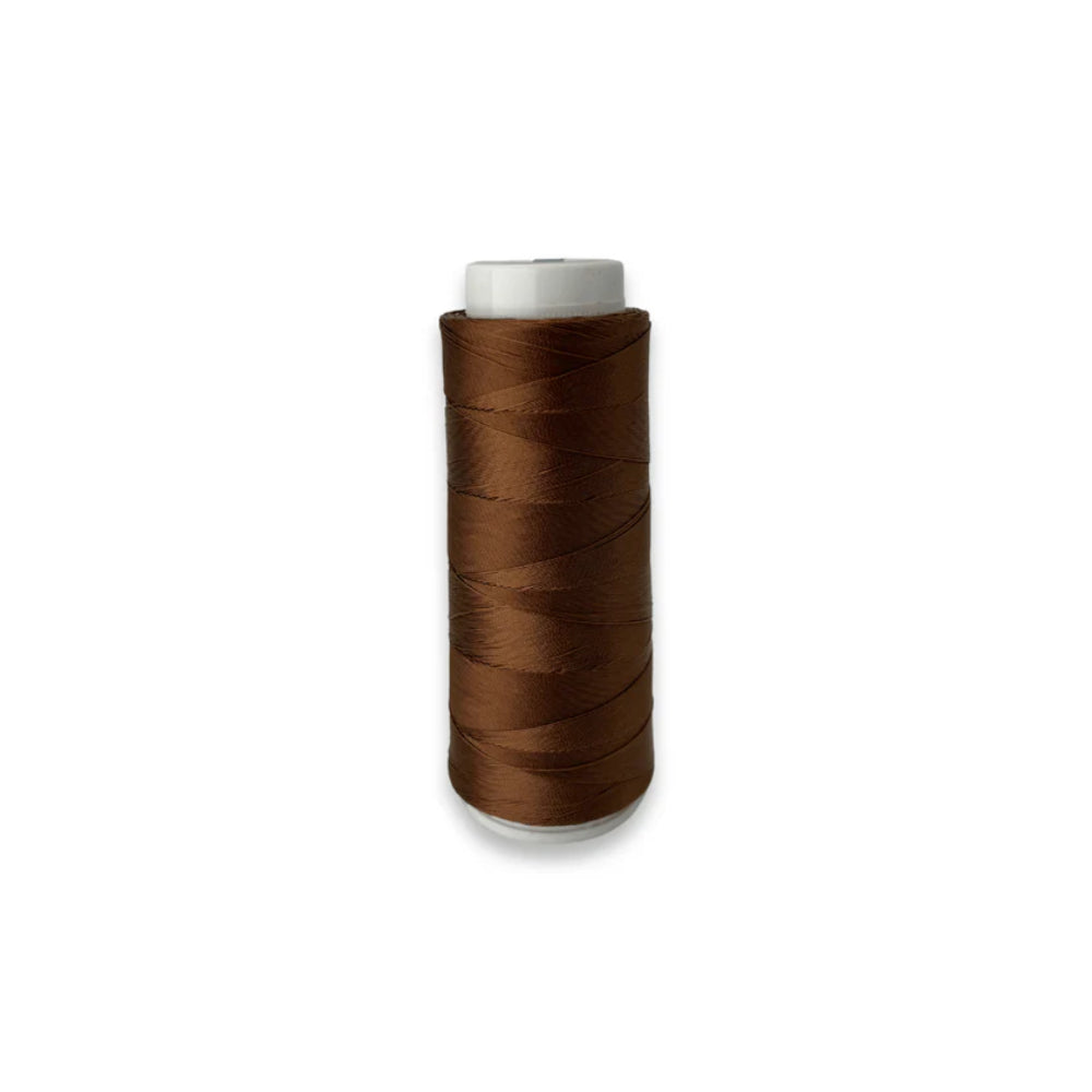 Hair Made Easi Pre Bonded Nylon Weaving Thread 500m Mid Brown