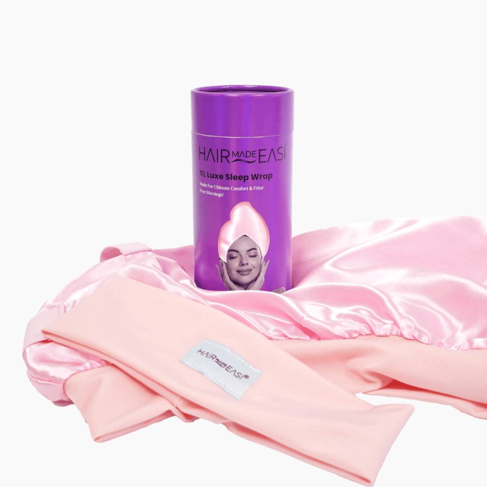 Hair Made Easi XL Luxe Sleep Wrap Powder Pink