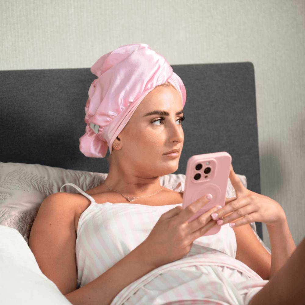 Hair Made Easi XL Luxe Sleep Wrap Powder Pink