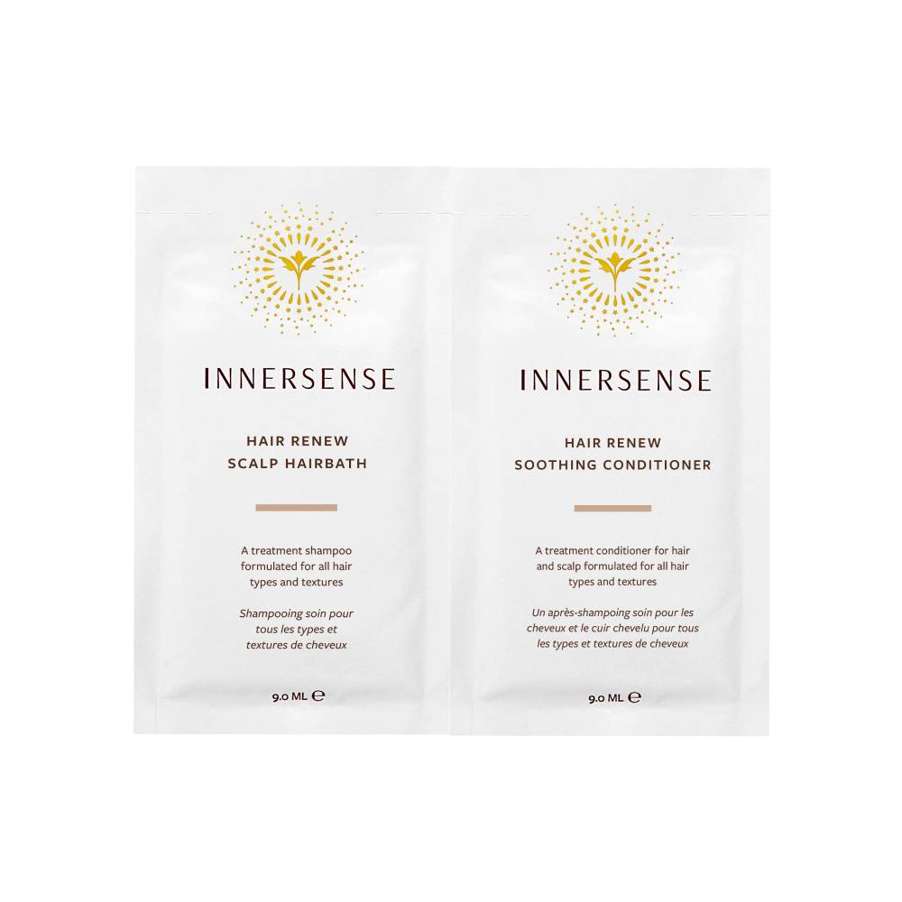 Innersense Hair Renew Scalp Hairbath and Conditioner Duo 9ml
