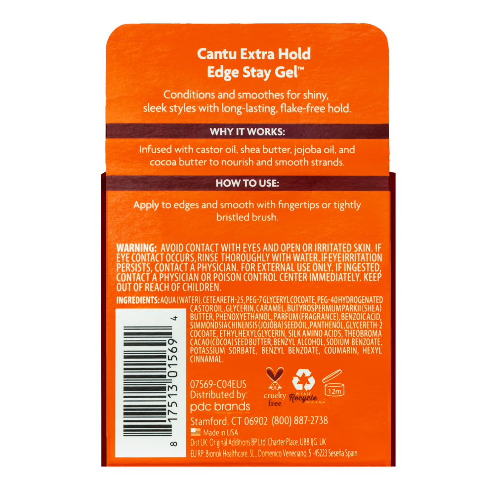 Cantu Extra Hold Edge Stay Gel 64g