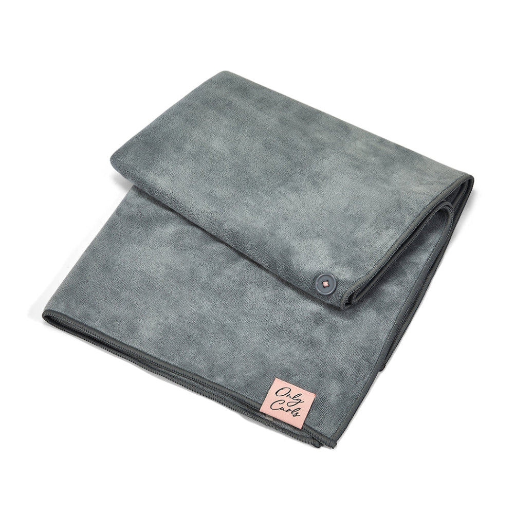 Only Curls Microfibre Hair Towel Grey