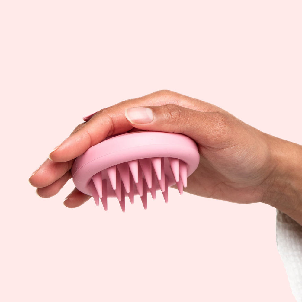 Only Curls Scalp Massager Pink