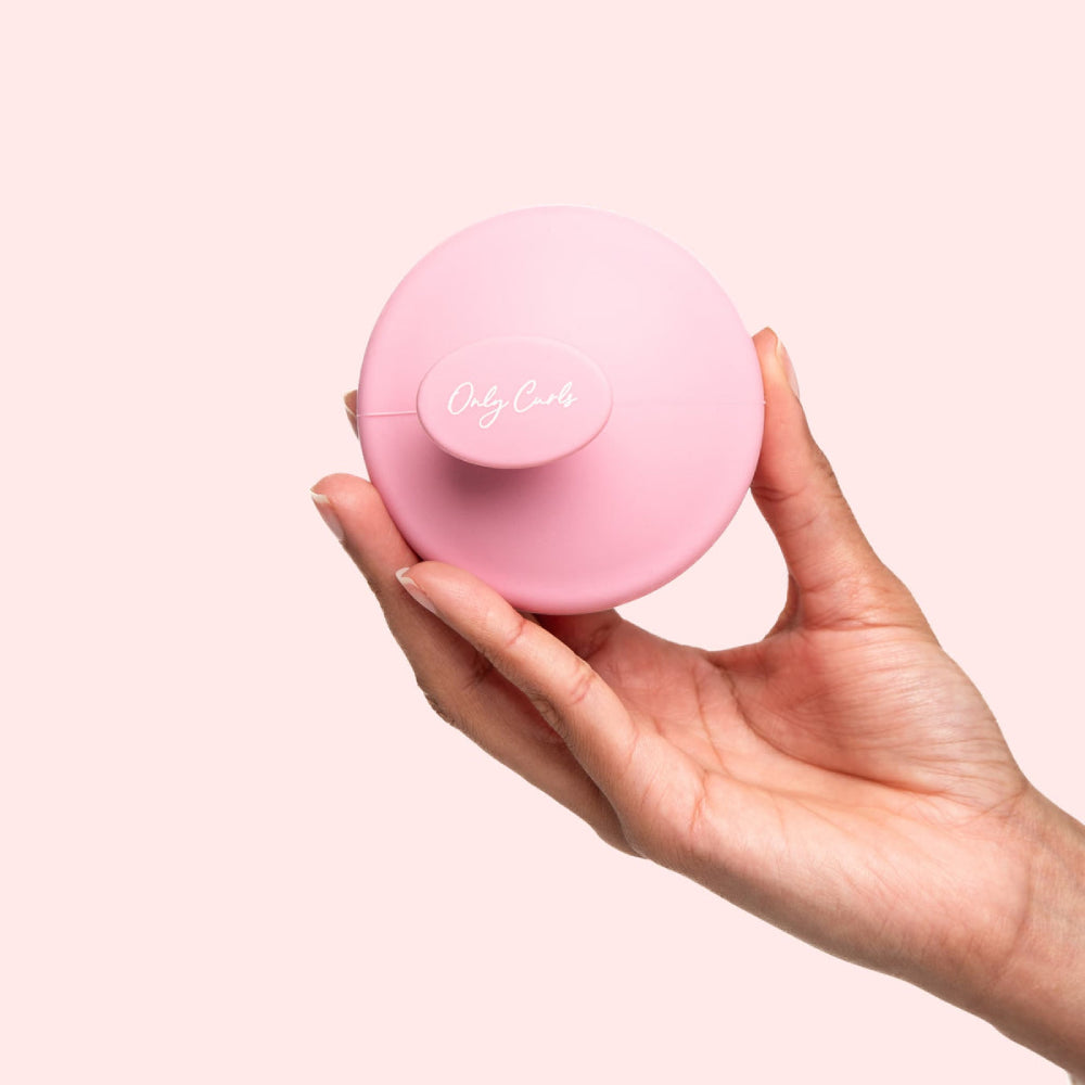 Only Curls Scalp Massager Pink