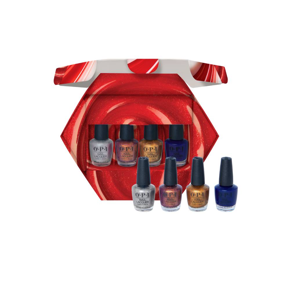 OPI Holiday 2025 Nail Lacquer Mini Set (4)